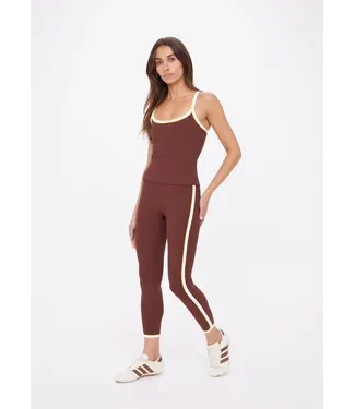 The Upside Rhythm 25IN Midi Pant- Brown