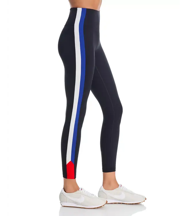 Monah HW Rigor Legging 7/8- Black/Cobalt