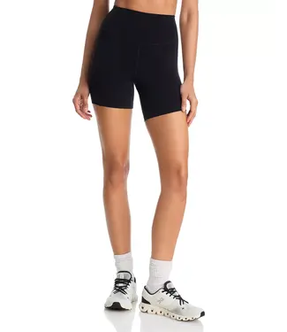 Splits59 Airweight High Waist Pocket Short 6"- Black