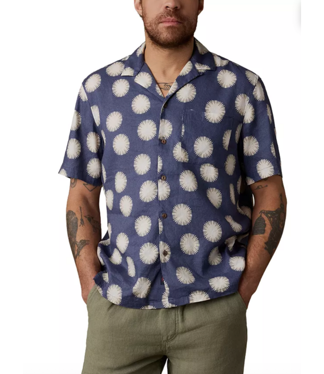 SS Breeze Camp Shirt- Bright Night Fireworks
