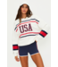 Devyn Oversized Sweatshirt- Firework Colorblock