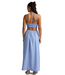 Softwash Linen Halter Dress- Pastel Periwinkle