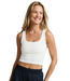 Keep It Cool Seamless Cropped Tank- Glacier