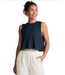 Featherweight Minimal Cropped Tank Nocturnal Navy