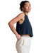 Featherweight Minimal Cropped Tank Nocturnal Navy