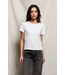 Lisa Recycled Cotton Fitted Tee- White