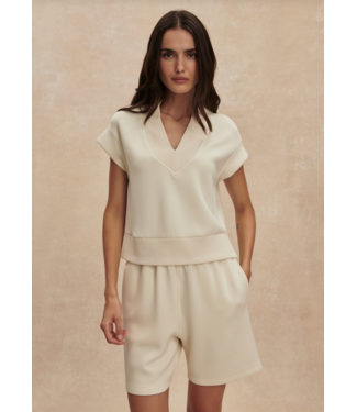Varley Gracee V Neck Tank- Pristine