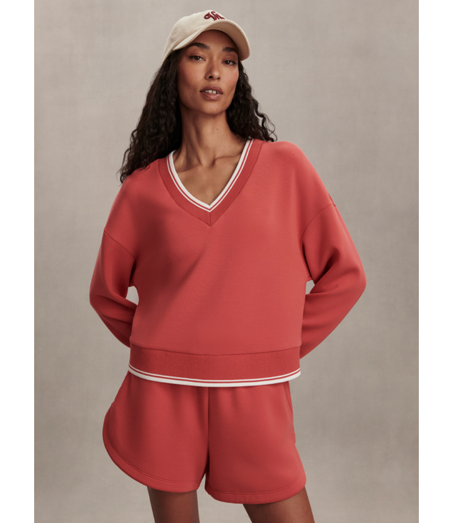 Blithe Cropped Sweat- Baked Apple