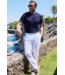 Sienna Summer Weight Tee- Navy