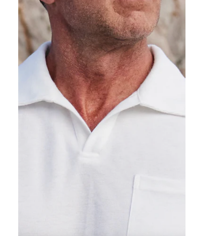 Riva Terry Polo- White