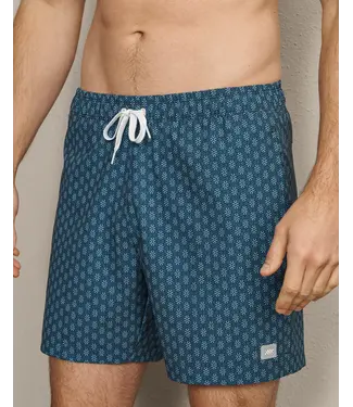 Rhone Apparel 5.5" R&R Trunk- Belize Blue Wide Stripe