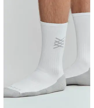 Rhone Apparel C.O.R Crew Sock- White
