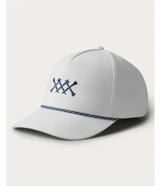 Rhone Apparel Golf Rope Hat- White