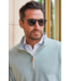 Palm Pima Blend Quarter Zip- Mint