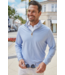 Palm Pima Blend Quarter Zip- Blue