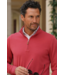 Cloud Cotton Quarter Zip- Red