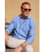 Toscano Linen Shirt- Blue