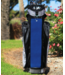 Tri-Fold Diamond Velour Golf Towel: Grommet & Hook- Navy