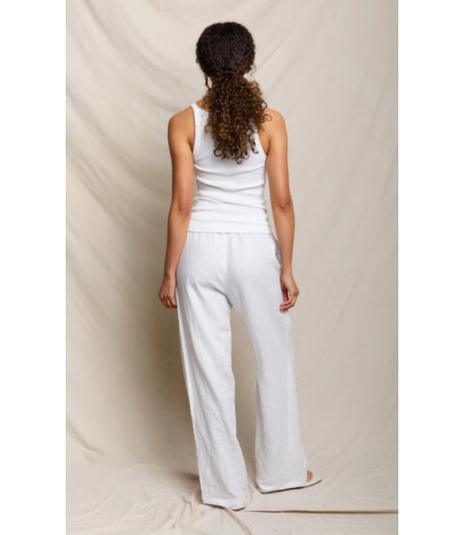 lorana linen drawstring pantsWhite
