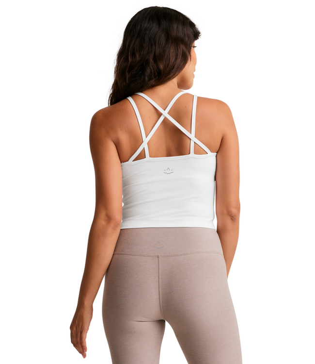 Spacedye Get Across Tank- Cloud White
