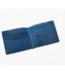 Handmade Leather Bifold Wallet- Blue