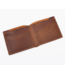 Handmade Leather Bifold Wallet- Brown