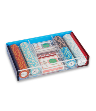 Dylan Acrylic Poker Set with 200 Casino Grade Chips