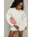 Terri Floral Embellished Jacket- Ecru
