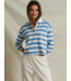 Daria Cotton Rugby- Pacific Blue Stripe