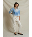 Daria Cotton Rugby- Pacific Blue Stripe
