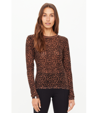 The Upside Ludlow Ada Long Sleeve Knit- Leopard
