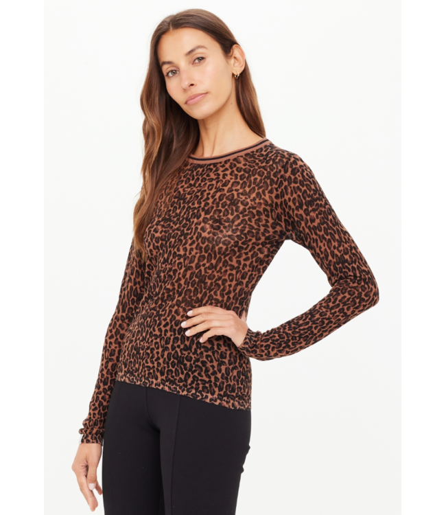 Ludlow Ada Long Sleeve Knit- Leopard