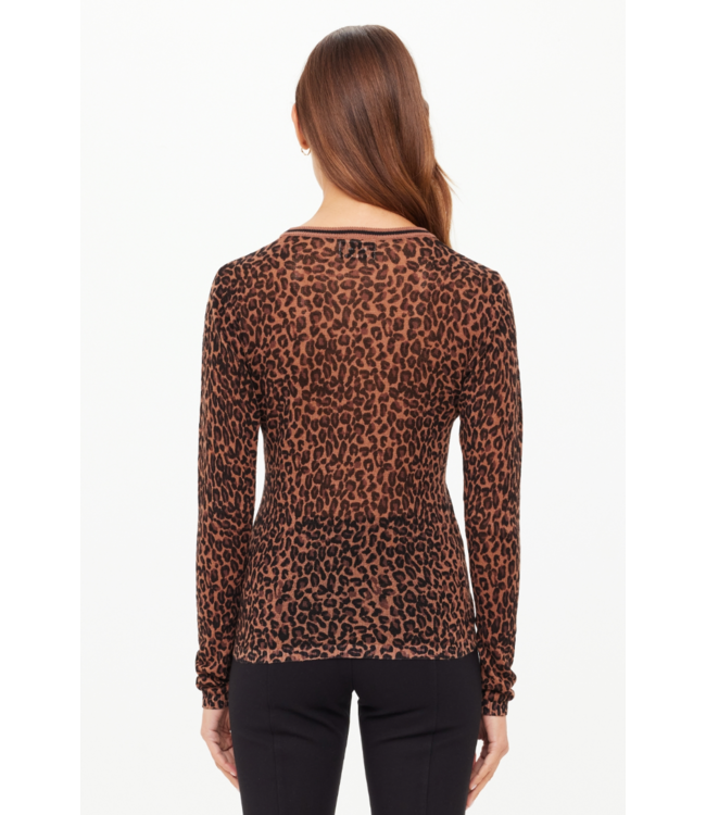 Ludlow Ada Long Sleeve Knit- Leopard