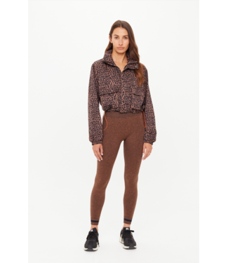 The Upside Ludlow Ace Shell Jacket- Leopard