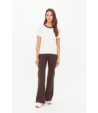 The Upside Zahra Rib Tee- Natural