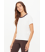 Zahra Rib Tee- Natural