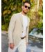 The Lorenzo Linen & Cotton Blazer- Sand