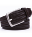 Leather Braided Belt- Brown