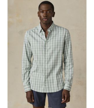 Faherty Brand The Movement Shirt- Sage Isle Check