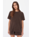 Soho Eva Crew Neck Tee- Cocoa