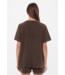 Soho Eva Crew Neck Tee- Cocoa
