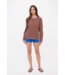 Avalon Bayli Knit Crew- Walnut