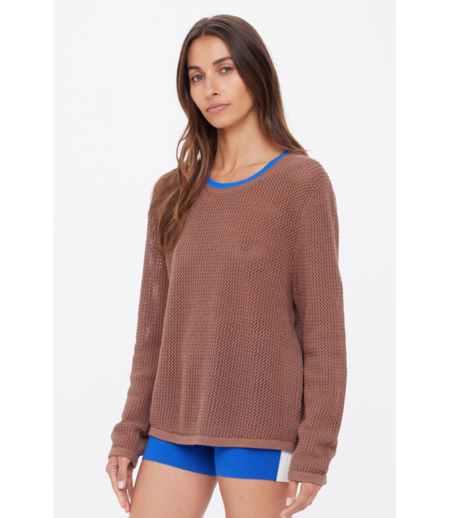 Avalon Bayli Knit Crew- Walnut