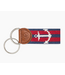 Anchor Needlepoint Keychain