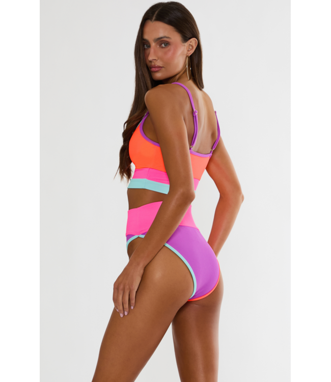 Eva Top & Emmy Bottom- Vibrant Volley Colorblock