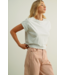 Cuffed Short Sleeve- Heather Grey