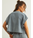 Denim Tied Blouse
