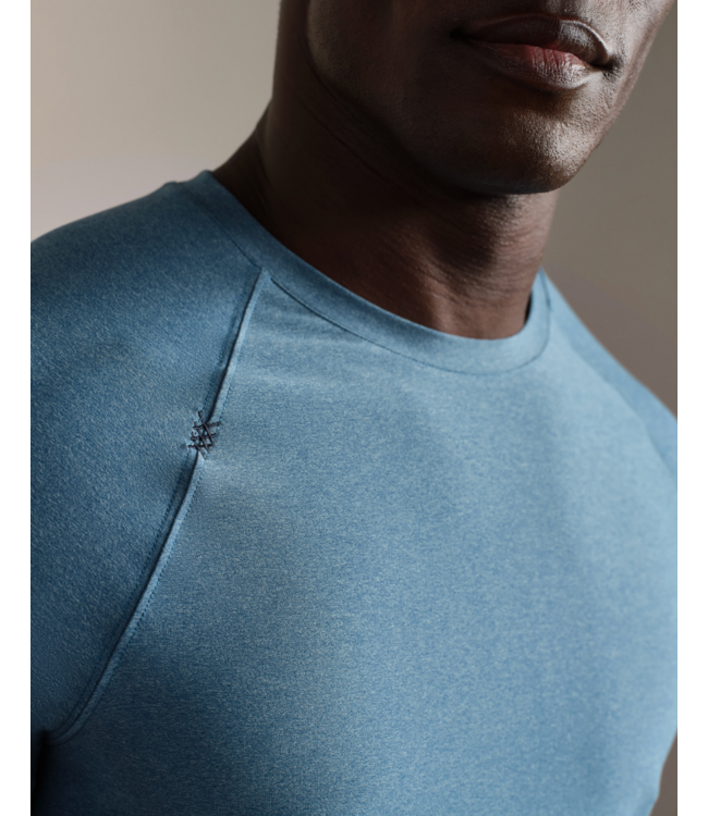 Reign Short Sleeve- Ash Blue/Cool Mint Heather