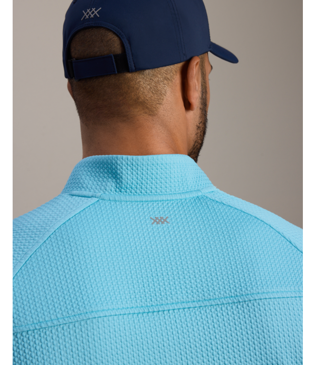 Founder's Golf 1/4 Zip- Azure Blue