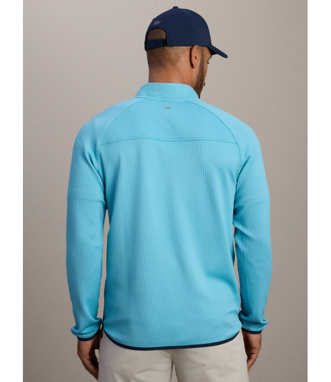 Founder's Golf 1/4 Zip- Azure Blue